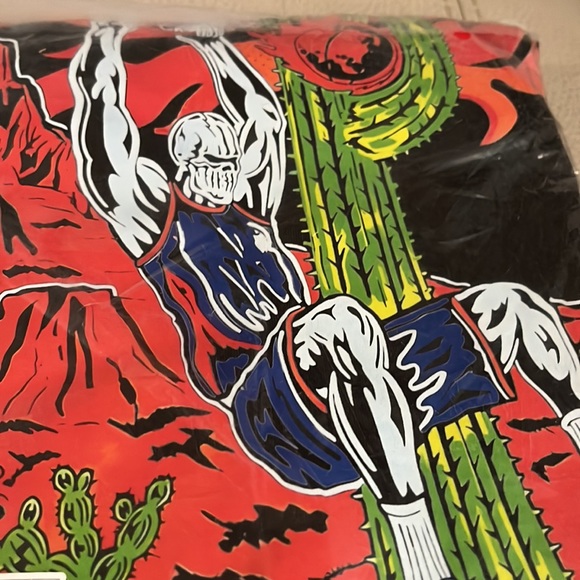 If He’ll Had A Basketball Team Skull T-Shirt Vintage XL Ebony New - Picture 5 of 7